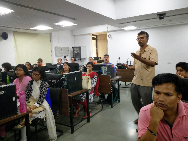 A classroom session during the KVS Computer Science PGT training program
