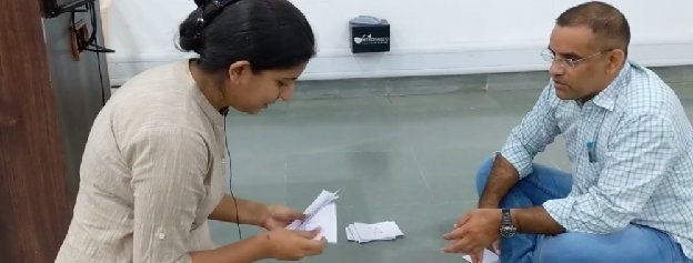Participants during a hands-on session